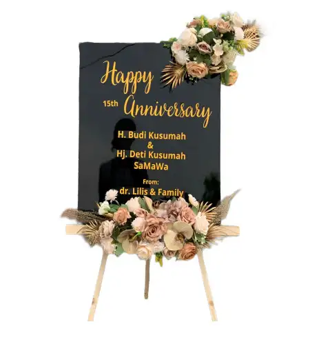 Papan Bunga Akrilik Raffles Hotel Jakarta